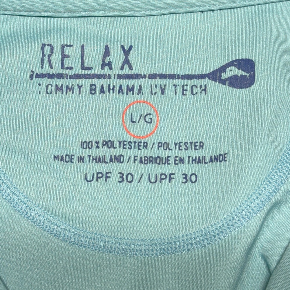 Tommy Bahama Blue Rash Guard Swimwear - Picture 6 of 8